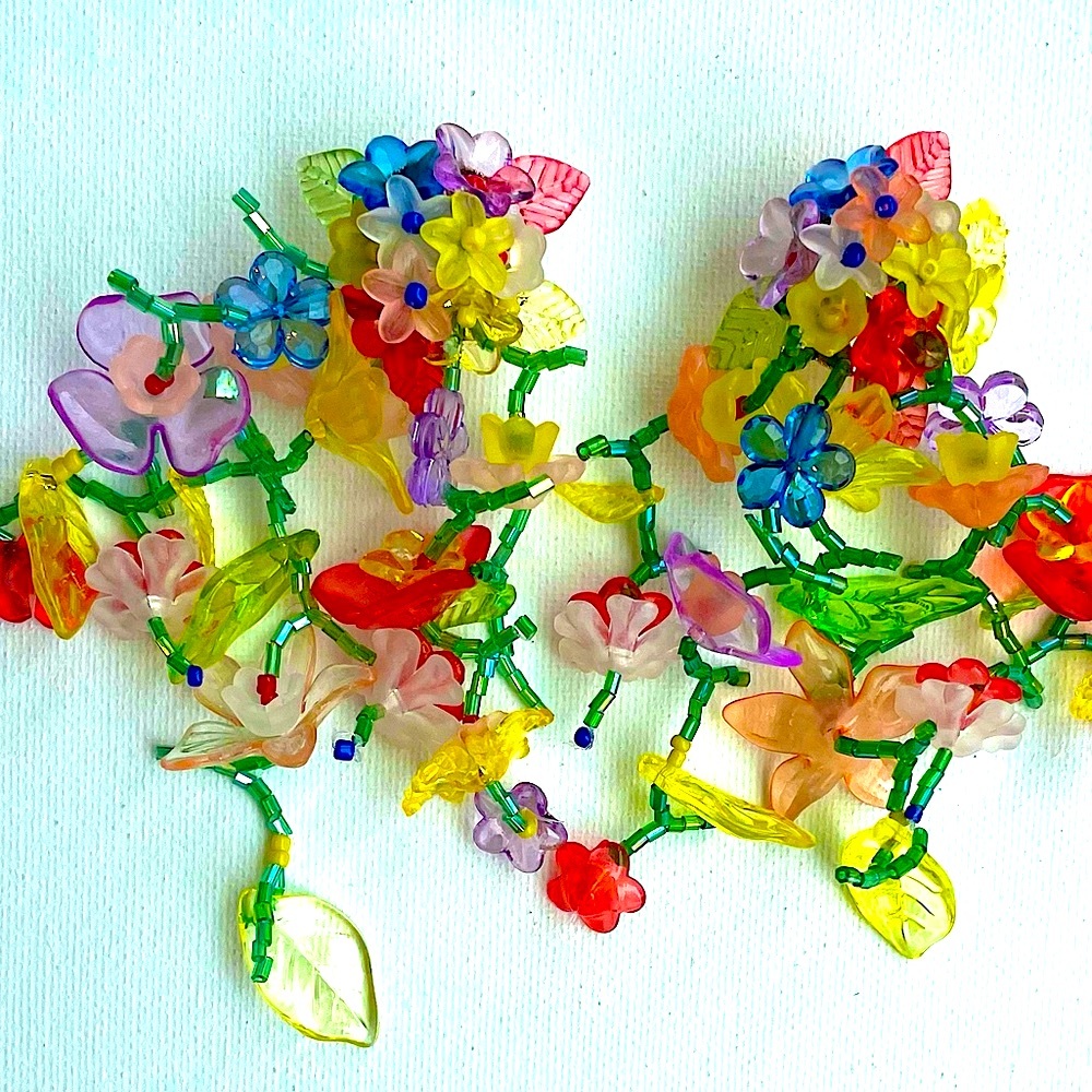 NEW flowers earrings